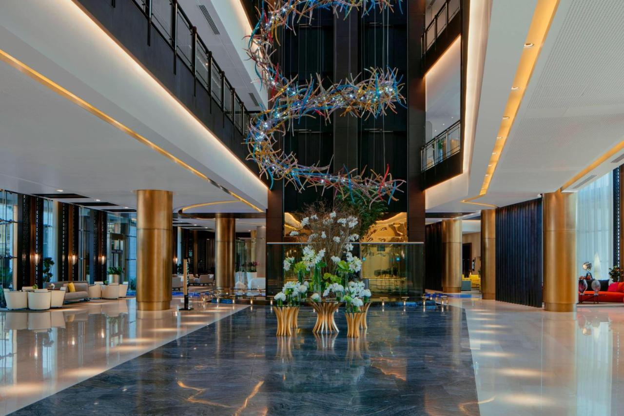 The Westin Doha Hotel & Spa Exterior foto The lobby of the hotel